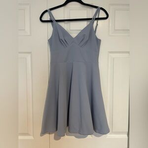 Light blue City Studio A-line mini dress